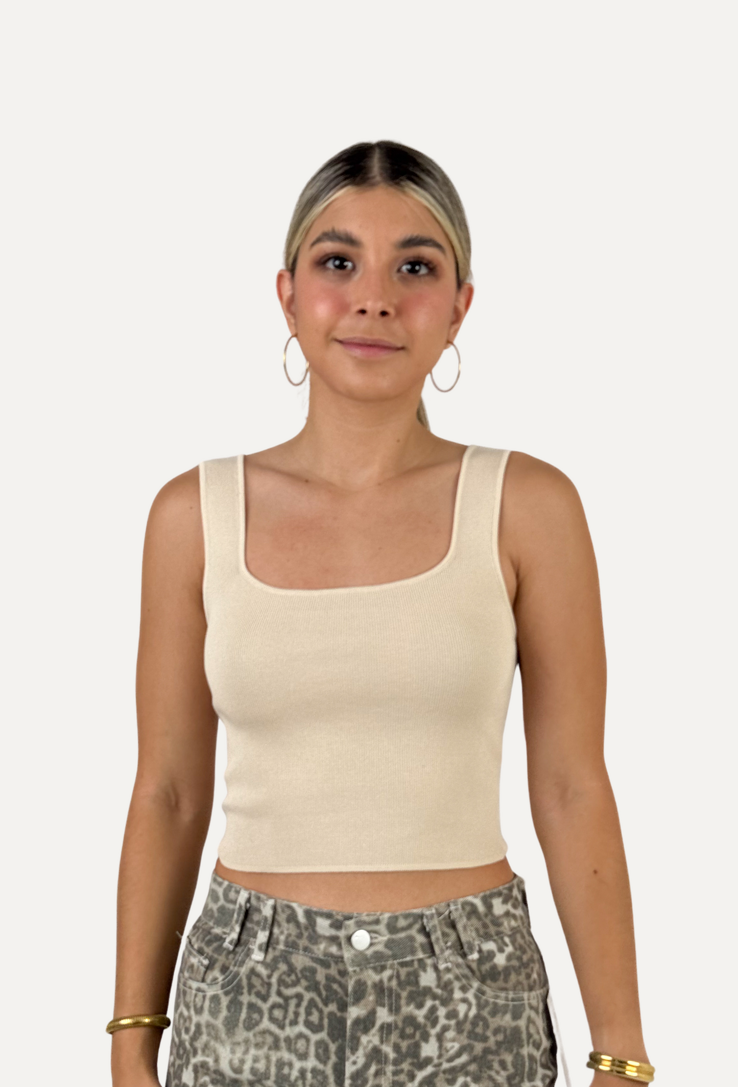 BLUSA BASIC (BEIGE)