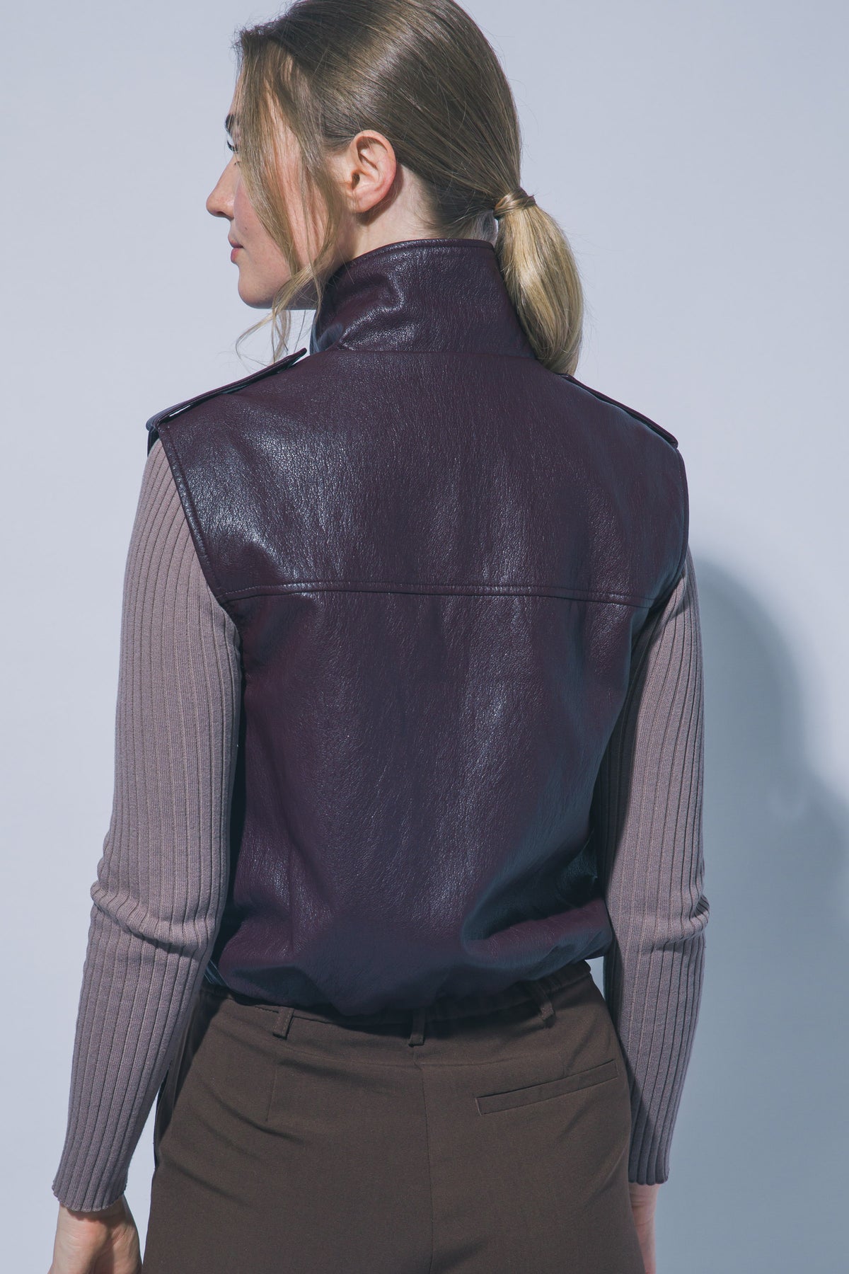 CHALECO BURGUNDY