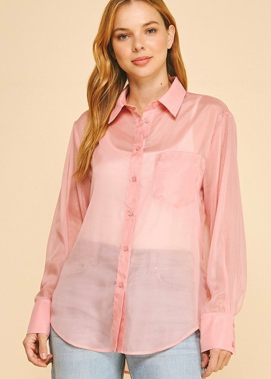 BLUSA ROSE MESH